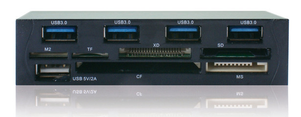 电子配件安装指南 机箱软驱位USB 3.0前置面板与多功能读卡器的实用教程